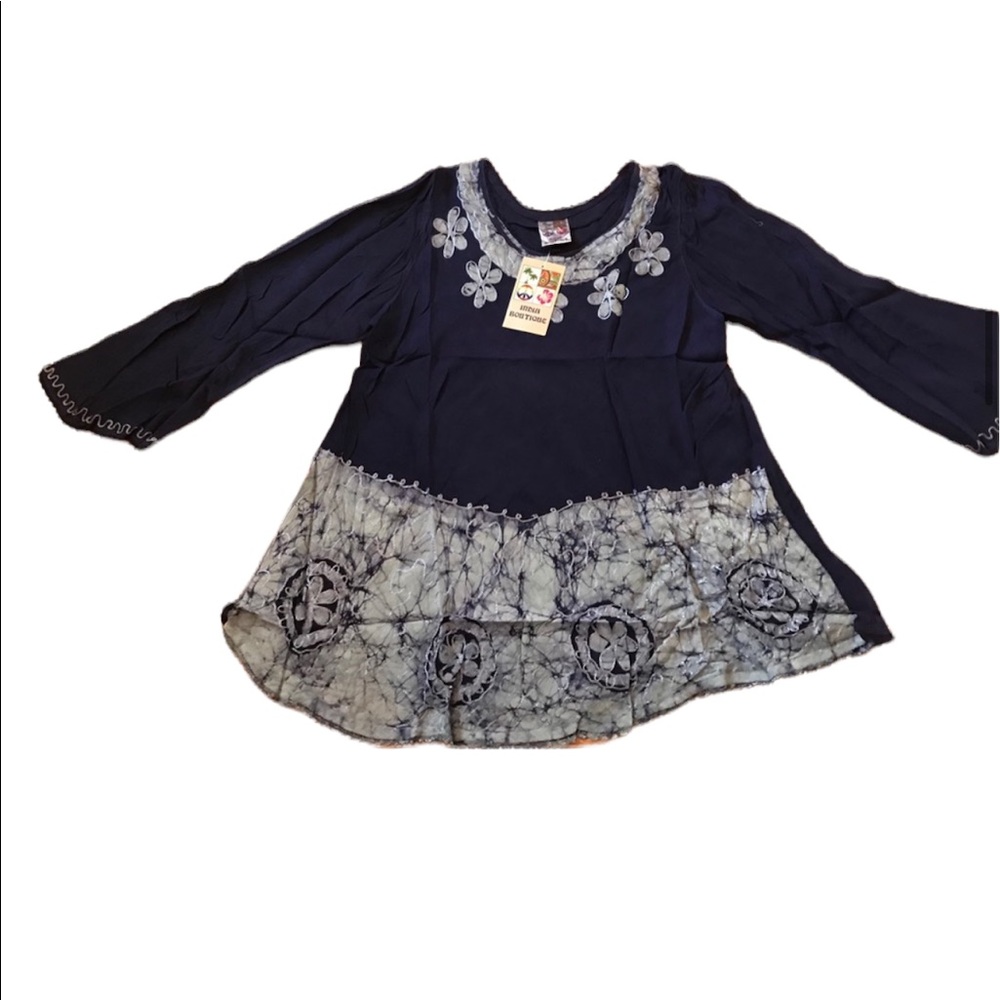 NWT. India Boutique top/tunic freesize.  4305. LG/CL/GR01